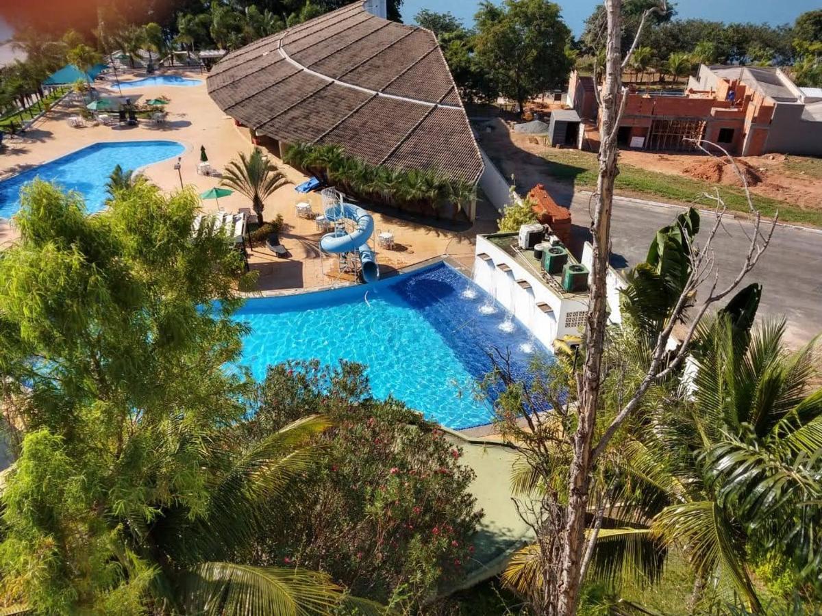 Enseada Nautico Apart Flat I Vista Para O Lago Corumba กัลดัสโนวัส ภายนอก รูปภาพ